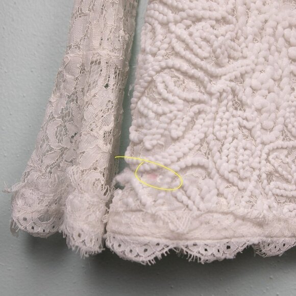 Soft Surroundings white lace top-XL - Picture 7 of 7